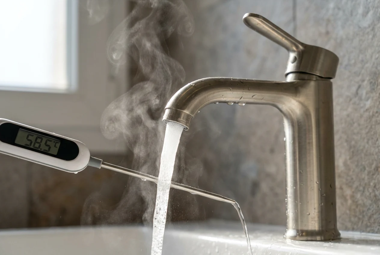 Température d'eau chaude à Bédarrides