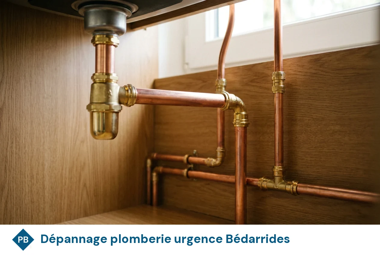 Dépannage plomberie urgence à Bédarrides