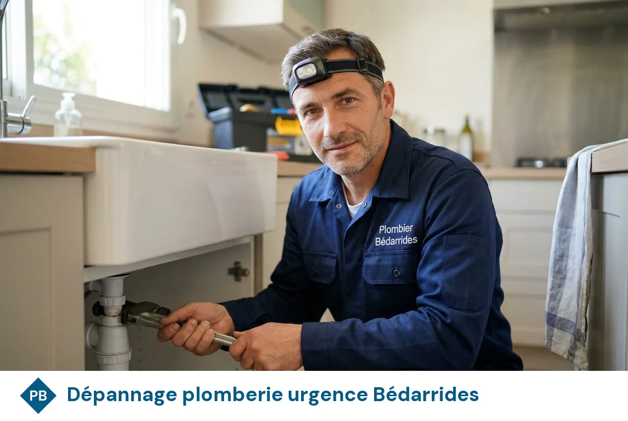 Dépannage plomberie urgence à Bédarrides