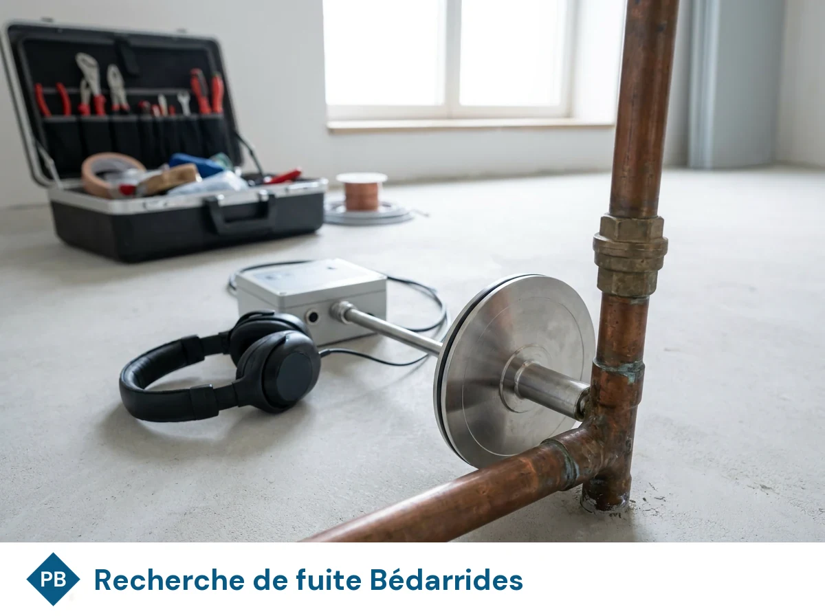 Recherche de fuite à Bédarrides