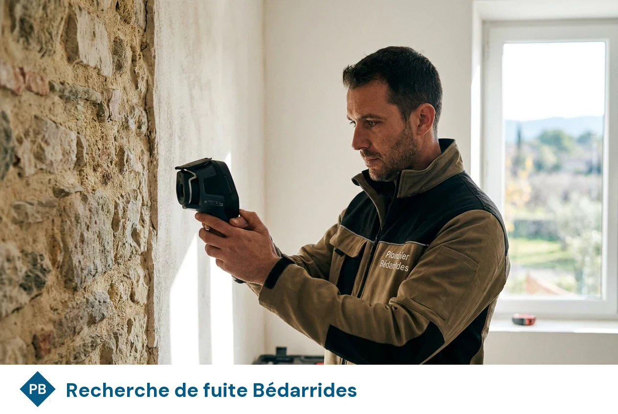 Recherche de fuite à Bédarrides