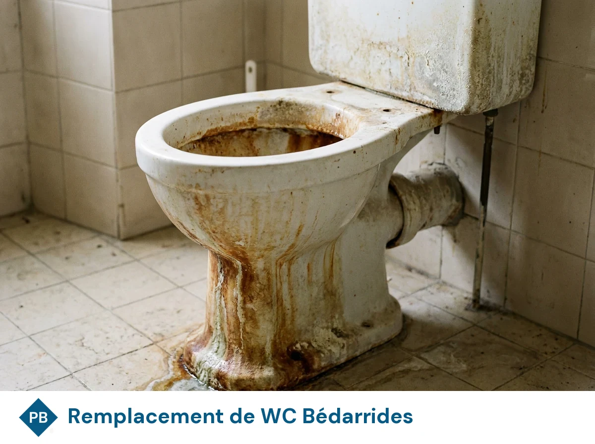 Remplacement de WC à Bédarrides
